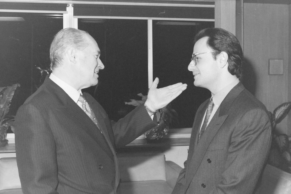 Γιώργος Βασιλείου με τον δημοσιογράφο Πάνο Παναγιωτόπουλο_D_5883482